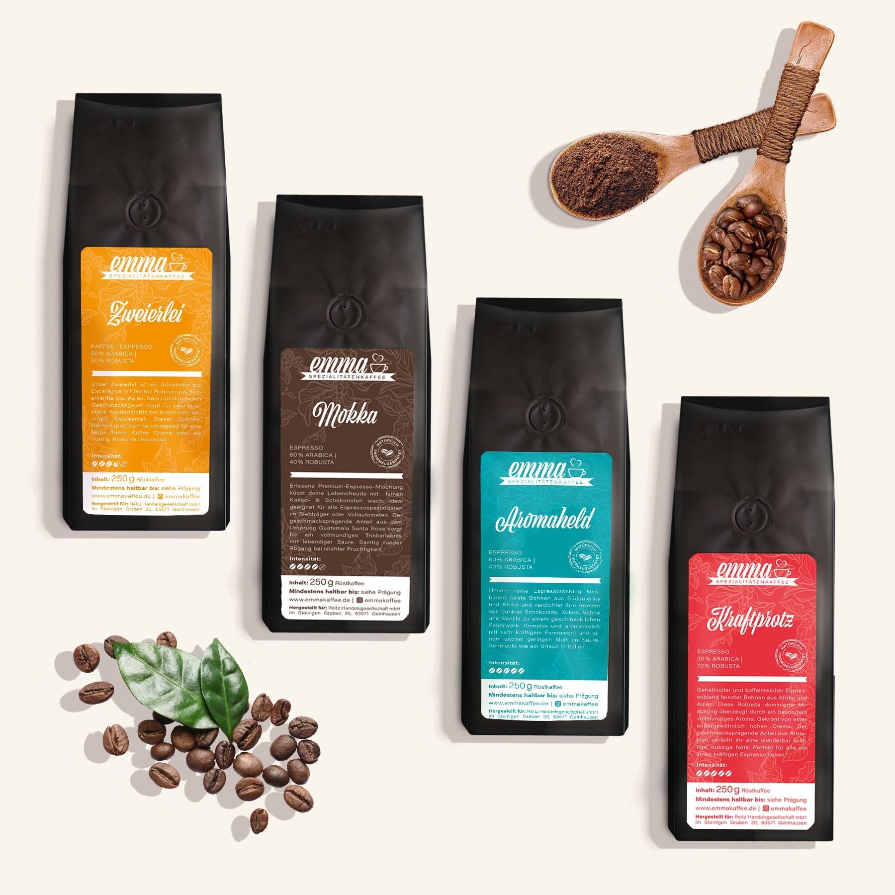 Espresso Probierbox - Kaffee | Espresso - Emma Spezialitätenkaffee