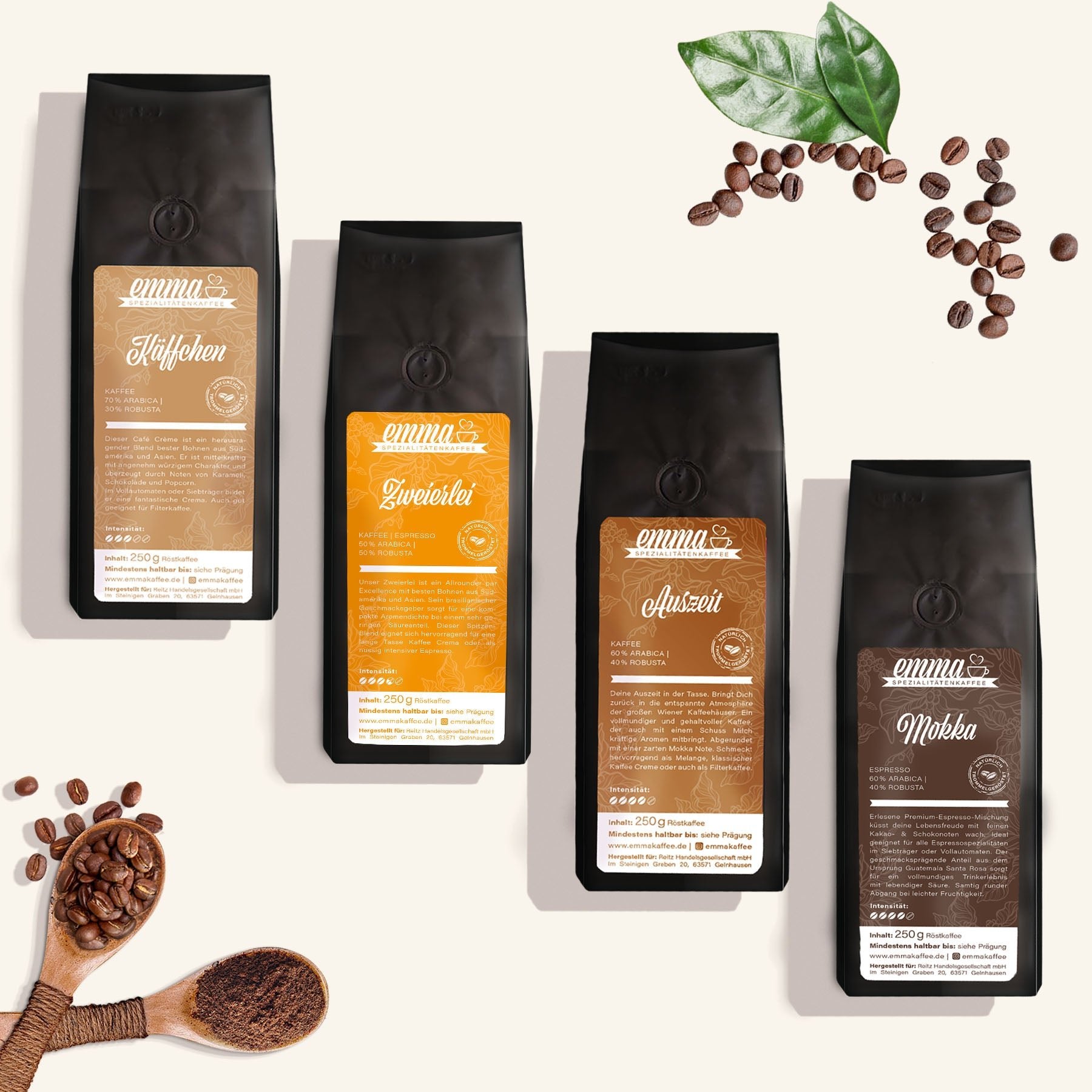 Vollautomat Probierbox - Kaffee | Espresso - Emma Spezialitätenkaffee