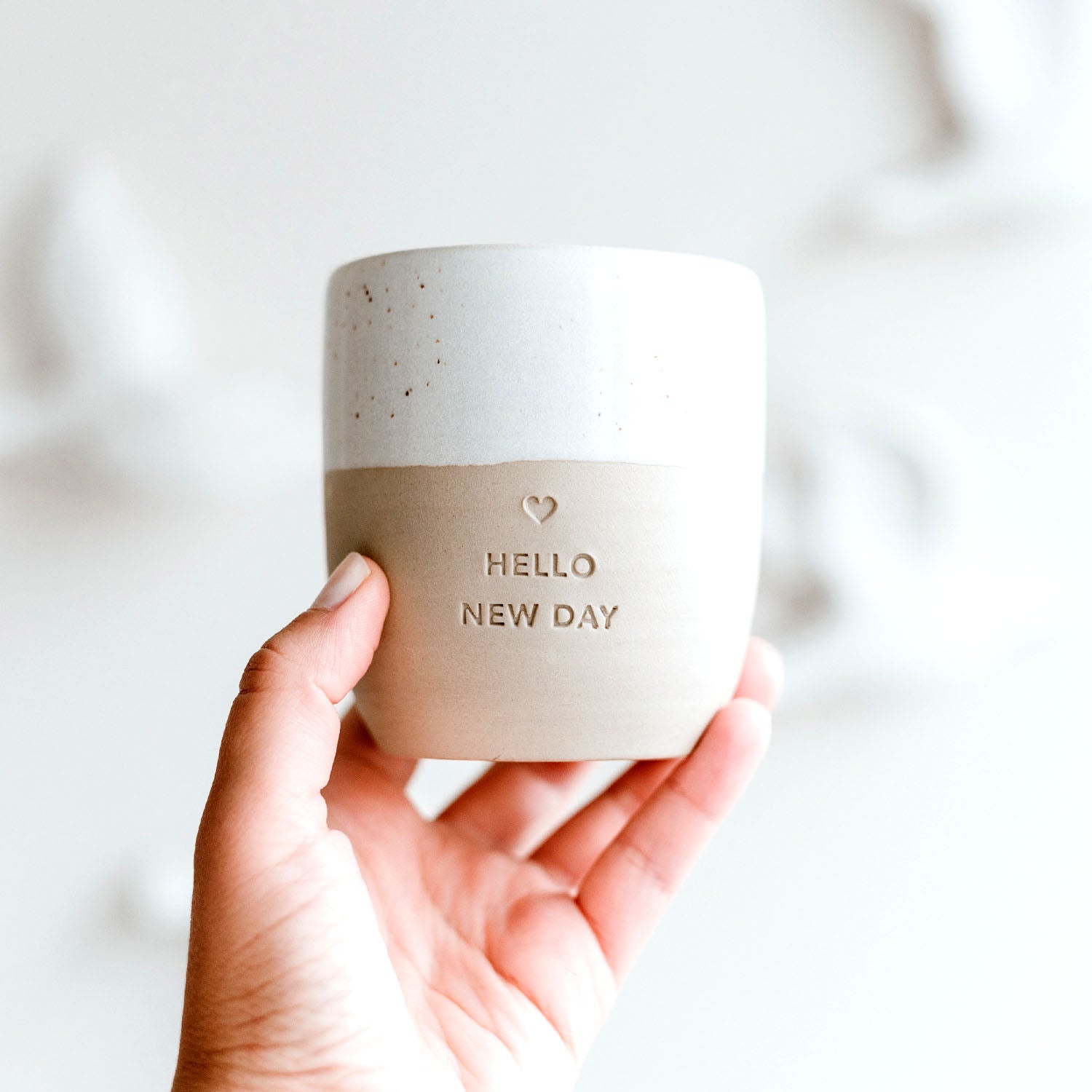 Becher Hello New Day - Kaffeebecher - Emma Spezialitätenkaffee