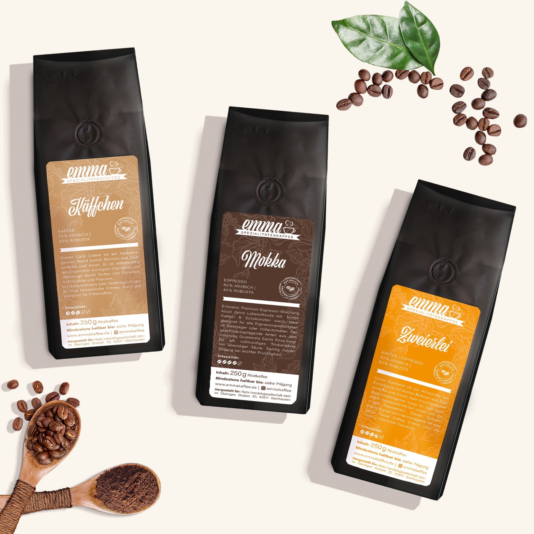 Emma Probierset Vollautomat - Kaffee | Espresso - Emma Spezialitätenkaffee