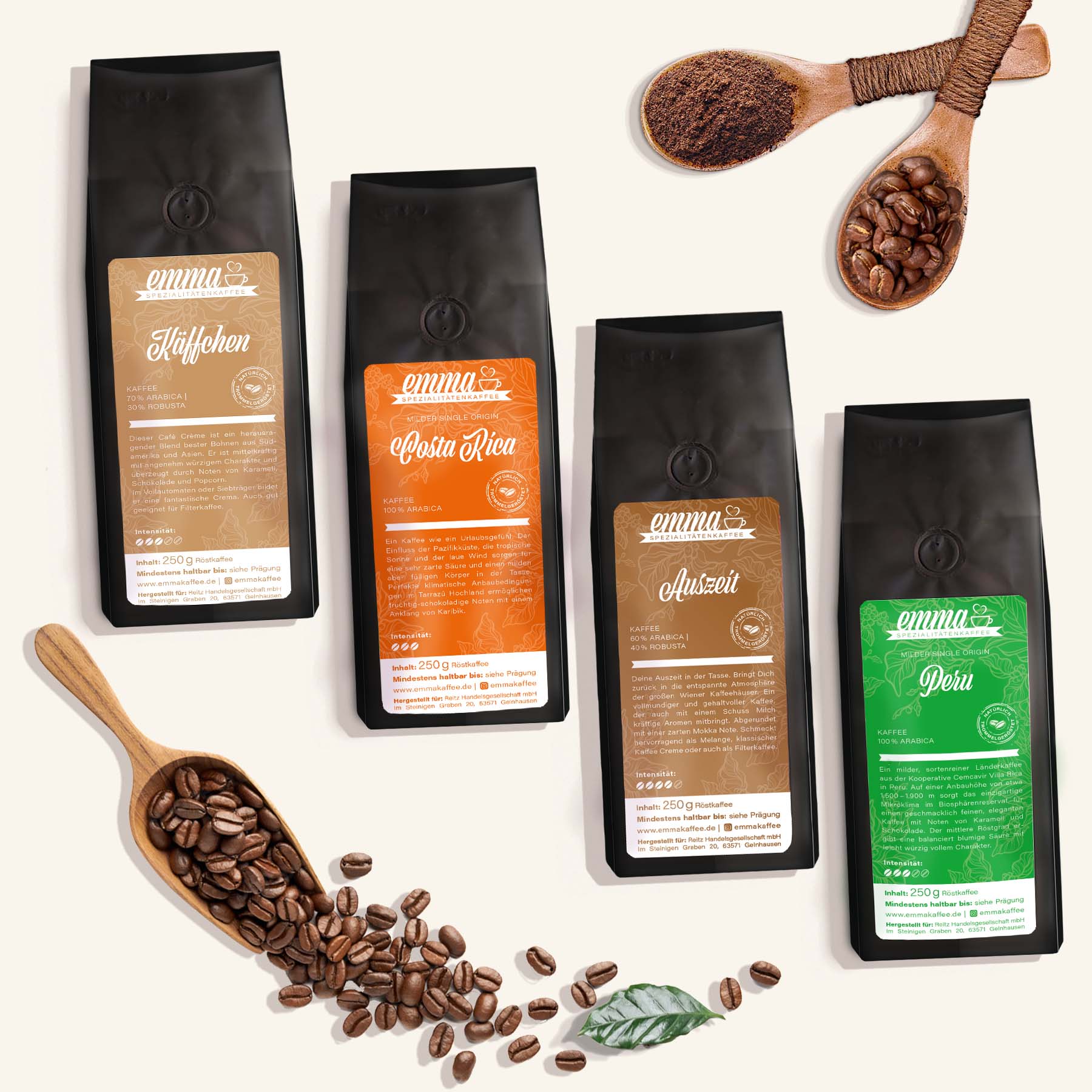 Filterkaffee Probierbox - Kaffee - Emma Spezialitätenkaffee