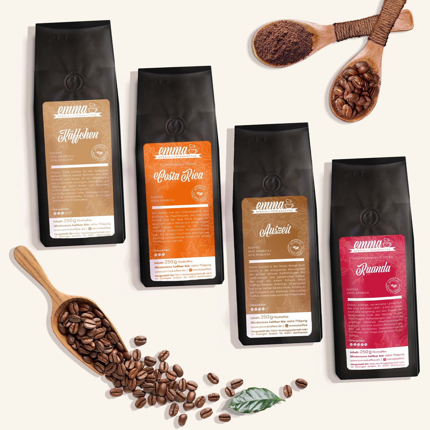 Filterkaffee Probierbox - Kaffee - Emma Spezialitätenkaffee